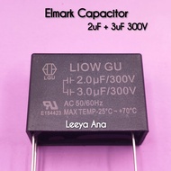 High Quality Original ELMARK 2+3 uF 300V Pin Board Ceiling Fan Capacitor / Kapasitor Kipas Siling 2+