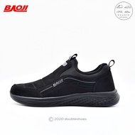 BAOJI ของแท้ 100% รองเท้าผ้าใบชาย  สลิปออน รุ่น BJM434 (สีดำ/ น้ำตาล/ แทน) ไซส์ 41-45