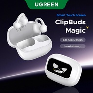 【LCD Touch Screen】UGREEN ClipBuds Magic IPX5 WaterProof 30H Battery Life Bluetooth Earphone Earbuds