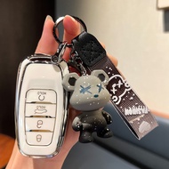 TPU Car Key Case For FAW Hongqi H5 2021 2022 2023 Hongqi H5 Auto Remote Key Case Cover Interior Acce