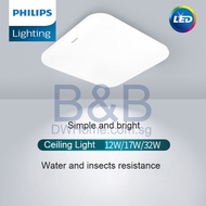 Philips LED Ceiling Light CL270 Study Room Bedroom Light Kitchen Bathroom Balcony Top Light Modern Simple Square