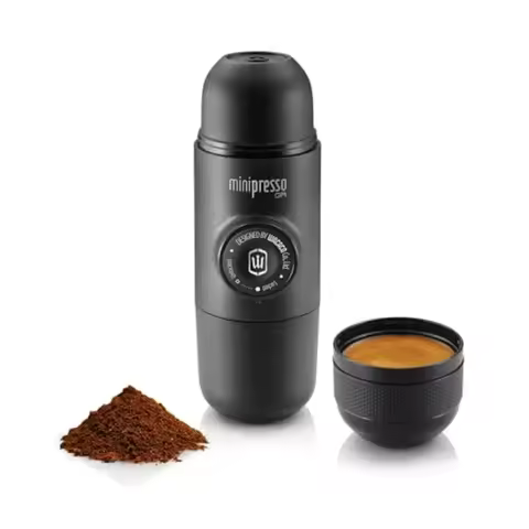Minipresso GR Portable Espresso Machine Compatible Ground Coffee Hand Coffee Maker Manually