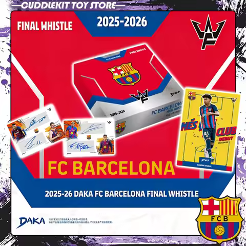 DAKA 2025-26 FC Barcelona Final Whistle Hobby Box Official Soccer Trading Card Lamine Lionel Messi S