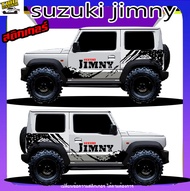 สติ๊กเกอร์ suzuki jimny ซูซูกิ จิมนี่ สติกเกอร์ติดข้างประตู ได้2ด้าน ทำแบบเปลี่ยนข้อความฟรี สนใจทัก