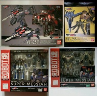 全新 VF100'S + Robot 魂 VF25F Armored Messiah Valkyrie Alto Custom & VF-25S Ozma Custom & Robot Spirits