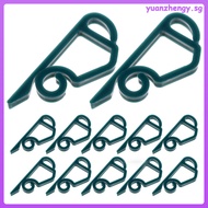 100 Pcs Halloween Decoration Hooks Outdoor String Light Clip Christmas Tree Post 5.00X2.10X0.40CM Gr