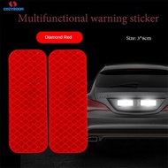 Car Bumper Reflective Sticker Car Reflective Strip Pet Sticker Self-propelled Electric Car Motorcycle Reflective Sticker Night Warning Truck Beautiful Reflective Film cynthia