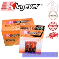 KINGEVER AAA Battery AAA Batteries Extra Heavy Duty R03 1.5V 10cards per box