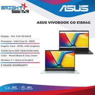 ASUS Vivobook Go E1504G-ANJ325WS/ANJ327WS (Intel 3-N305/8GB DDR5/512GB NVME/INTEL) Mixed Black & Gre