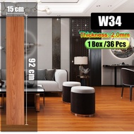 Lantai Vinil HA HA Pelekat Lantai Vinil 2MM Vinyl Flooring 36pcs Waterproof Self Adhesive Vinyl Floo