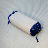 IKEHIKO 日本池彥 日本製 小黛藍詩織藺草角枕 細膩縫製刺子 日式工藝 高度可調 聖誕禮物