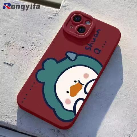 For Realme GT5 GT2 Pro GT Neo 3 2 2T GT2 GT Neo 6 5 SE Q3 3 Pro Phone Case Cute Crocodile Duck Soft 