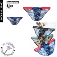 Men's underwear 新品 G-STATION 超薄網孔迷彩性感低腰男士三角內褲 Briefs