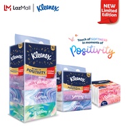 Kleenex Facial Tissue Moments Edition 3 PLY (90's x 5 boxes)/(100sx4 packs)/(50'sx4 packs)- Soft &amp; Gentle Tissue Paper