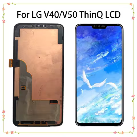 Original 6.4" AMOLED LCD Screen For LG V50 ThinQ LCD Display Touch Screen Digitizer For LG V40 ThinQ