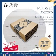 R5K Kraft Moroco Cake Box 12x16cm | Kraft Snack Box | Snack Box | Cake Box | Kraft Box | Snack Box