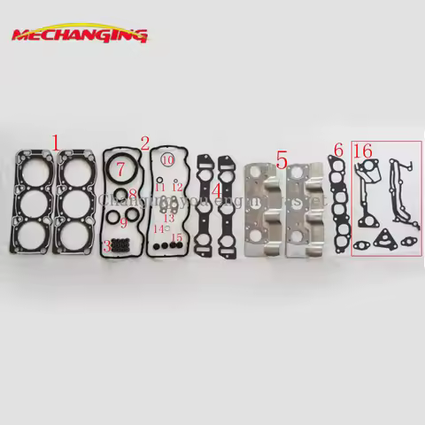 FIT MITSUBISHI SIGMA OR PAJERO 4 3.0 V6 6G72 12V Engine Head Gasket Full Set Automotive Spare Parts 