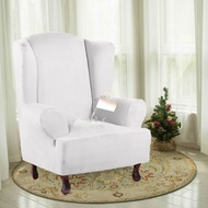 Wingback Chair Cover All-inclusive King Back Armchair Sofa Slipcover for Living Room Wing Back Chair Furniture Protector Cover