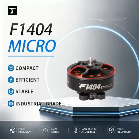 T-HOBBY F1404 Micro Long Range FPV Brushless Motor KV2900 KV3800 KV4600 3S 4S 6S 9N12P 2mm Shaft for