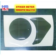 20230819-504 STICKER   METERFILM WMOTO WM110 METER TINTED ORACAL