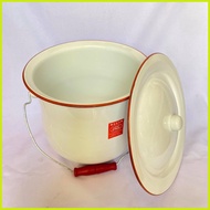 ☩ ♕ Arinola / Enamel Chamber Pot For Adult