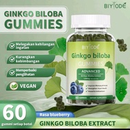 BIYODE GUMMIES GINKGO BILOBA GUMMY - BANTU INGATAN & KURANG RASA GELISAH
