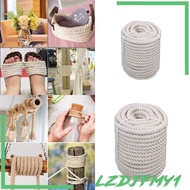 [Lzdjfmy1] Natural Cotton Rope Strong for Pet Toys Rope Basket Tug of War