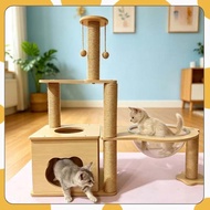 Cat Tree House Cat Climbing Frame Cat Condo Premium Large Cat Tree Cat Wooden Tower Large Cat Tree 猫