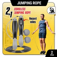 UltimateSup Wireless Skipping Rope, Jump Rope With Digital Calorie Count & Emergency LED Light Mode