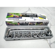 Socket wrench set 10pcs socket wrench set 8mm - 24mm