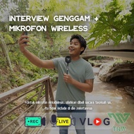 Tnw Microphone Interview Handle Interview Go Handheld Adapter Untuk