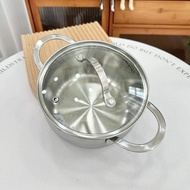 CHOCKMEN pot 16cm and 20cm, stainless steel pot, solid cast pot, induction cooker, high quality pot,