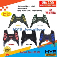 HYS Karpet Mio 125 M3 Mio J Mio Z Mio S Soul GT- Alas Pijakan Kaki Variasi Motor Yamaha Bahan Karet 