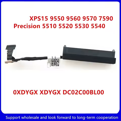 For Kailxuling XPS 15 9550 9560 9570 7590 Precision 5510 5520 5530 5540 SATA Hard Drive HDD Connecto