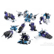 DX9 Transformation Toys Third Party DX9 D10 Blue Six-faced Beast Toy Gift Collection Fan Hobbies