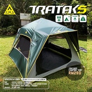 READY STOCK FAMILY LEISURE TENT FOR 5 PERSON (AUTOMATIC TENT) by OHANA