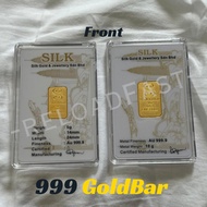 【Gold Bar】10g/5g 999.9 Pure Gold Investment Collectible Gift
