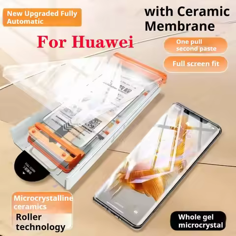 P70Pro+ Roller Second Stickers P60 Pro P70Ultra Curved Screen Protector For Huawei P50Pro P60Art Cer
