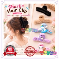 【READY STOCK 】Elegant Plush Hair Clip Claw Korean Style Fashion Big Hair Clamp Women's Hair Accessor