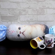 客製化 糖果造型抱枕 含枕心 細毛絨糖果抱枕 圓柱形枕頭 訂做