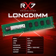 RAM RX7 DDR3 8GB 12800 Mhz GARANSI LIFETIME WARRANTY