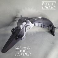SRL115 FI LAGENDA / MATTE BLACK / REAR FENDER / BACK MUDGUARD SRL115 F1 / LAGENDA