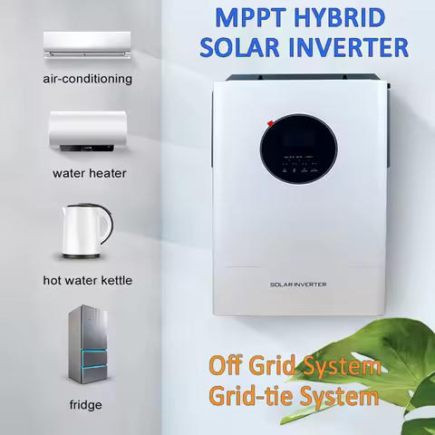 10KW 500V Pure Sine Wave Hybrid Solar Inverter 3KW 5KW 6KW 220V 230V 240V Solar Panel WIFI Inverter 