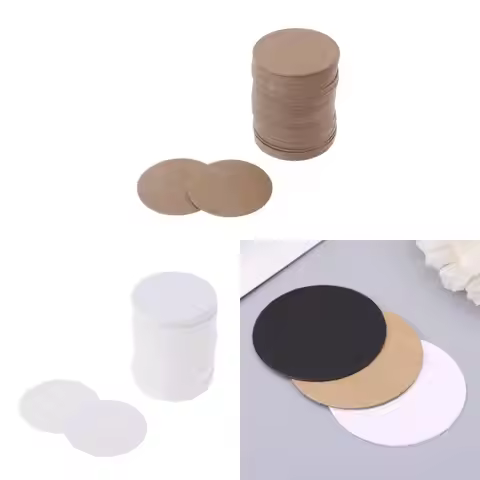 100pcs Blank Kraft Paper Hang Wedding Party Favor Label Price Gift Card 4cm