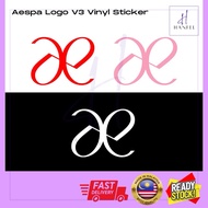 AESPA V3 Logo Kpop Group design vinyl sticker ( Die-cut)