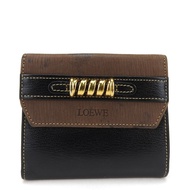 二手 Loewe Velázquez 皮革雙折錢包