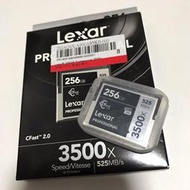 Lexar professional 3500x CFast 2.0 記憶卡 256GB  (含讀卡機)