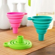 Collapsible Mini Funnel Silicone Rubber Folding Round Funnel