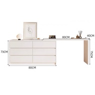 GoodLuck ชุดโต๊ะทำงานพร้อมลิ้นชัก สไตล์เกาหลี โต๊ะสำนักงาน โต๊ะอเนกประสงต์ t85