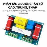 WEAH-338 3-Way Speaker Frequency Divider Module – High / Medium / Bass Frequency Divider Circuit – H